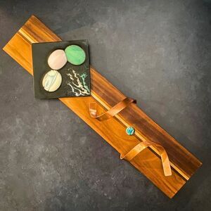 Original Wood, Copper & Enamel Wall Art – One-of-a-Kind by Pete Mitas